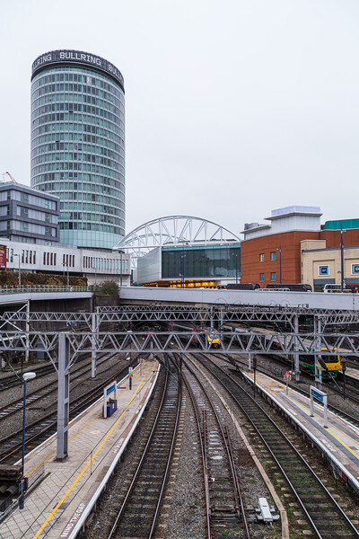 Platforms of New Street station Picture Board by Jason Wells