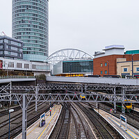 Buy canvas prints of Platforms of New Street station by Jason Wells