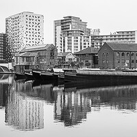 Buy canvas prints of Reflections of Gas Street Basin by Jason Wells