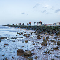 Buy canvas prints of Receding tide at West Kirby by Jason Wells