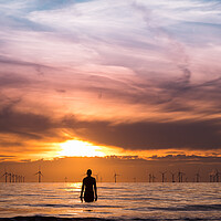 Buy canvas prints of Iron Man watching the sunset by Jason Wells