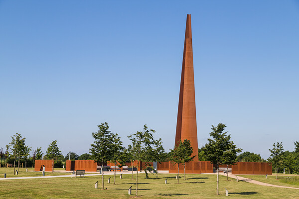 Memorial Spire at the International Bomber Command Centre Picture Board by Jason Wells