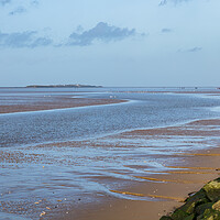 Buy canvas prints of Dee Estuary panorama by Jason Wells