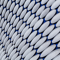 Buy canvas prints of Twists and curves of the Selfridges Building by Jason Wells