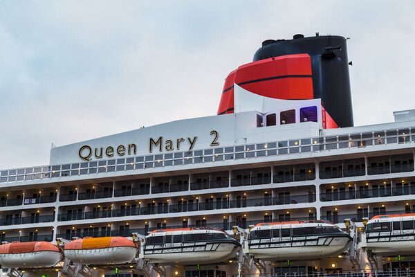 Queen Mary 2 berthed in Liverpool Picture Board by Jason Wells