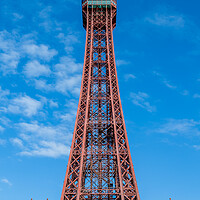 Buy canvas prints of Looking up at Blackpool Tower by Jason Wells