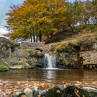 Buy canvas prints of Cascade at Three Shires Head by Jason Wells
