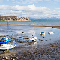 Buy canvas prints of Abersoch marina at low tide by Jason Wells