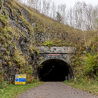 Buy canvas prints of Entrance to Cressbrook Tunnel by Jason Wells