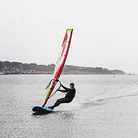 Buy canvas prints of Surfing on the Marine Lake at West Kirby by Jason Wells