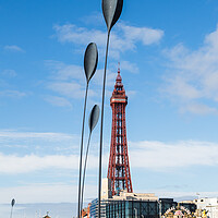 Buy canvas prints of Busy promenade on the Blackpool seafront by Jason Wells