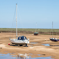 Buy canvas prints of Trio of boats at Wells next the Sea by Jason Wells