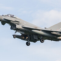 Buy canvas prints of RAF Typhoon returning to base by Jason Wells