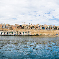 Buy canvas prints of Valletta skyline panorama by Jason Wells