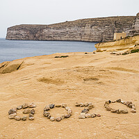 Buy canvas prints of Gozo made out of stones by Jason Wells