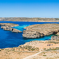 Buy canvas prints of Blue Lagoon at Comino by Jason Wells