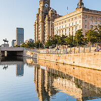 Buy canvas prints of Reflections of the Liver Building by Jason Wells