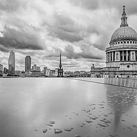 Buy canvas prints of Reflections of St Pauls Cathedral by Jason Wells