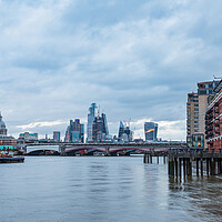 Buy canvas prints of London waterfront at twilight by Jason Wells