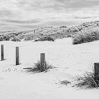 Buy canvas prints of Posts on Ainsdale beach by Jason Wells