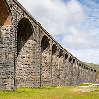 Buy canvas prints of Looking up at the Ribblehead Viaduct by Jason Wells