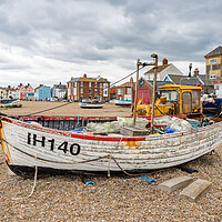 Buy canvas prints of Colours of Aldeburgh Beach by Jason Wells