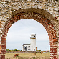 Buy canvas prints of Hunstanton lighthouse framed by Jason Wells