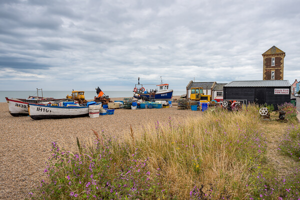 Aldeburgh waterfront full of colour Picture Board by Jason Wells