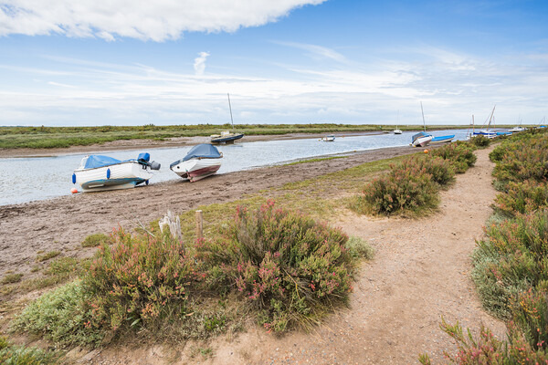 Boats moored at Blakeney Picture Board by Jason Wells
