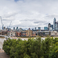 Buy canvas prints of St Pauls and Square Mile panorama by Jason Wells