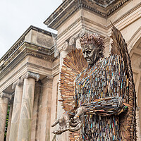 Buy canvas prints of The Knife Angel sculpture by Jason Wells