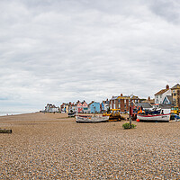 Buy canvas prints of Aldeburgh Beach panorama by Jason Wells