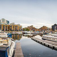 Buy canvas prints of St Katharine Docks Marina by Jason Wells
