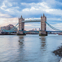 Buy canvas prints of Tower Bridge at dusk by Jason Wells