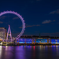 Buy canvas prints of Twilight Magic on the London Waterfront by Jason Wells
