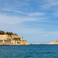 Buy canvas prints of Upper Barrakka Gardens and Grand Harbour entrance by Jason Wells