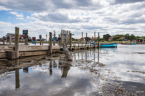 Reflections of Southwold Harbour Picture Board by Jason Wells
