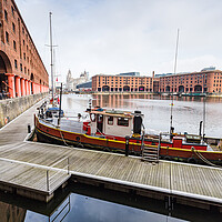 Buy canvas prints of Boats around the Royal Albert Dock by Jason Wells
