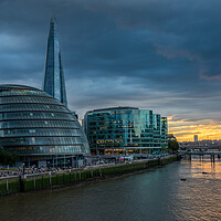 Buy canvas prints of Sunset over London by Jason Wells