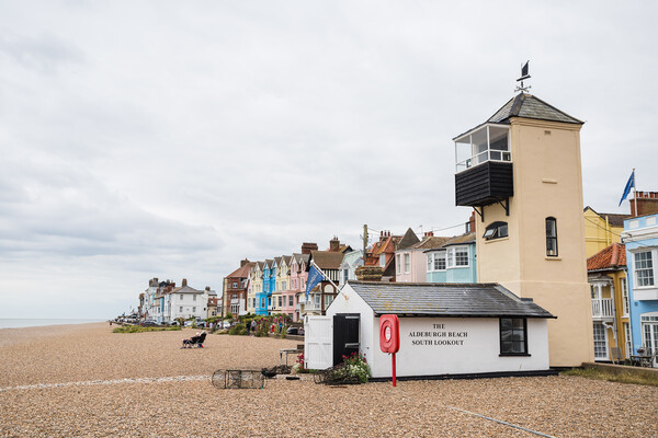 Aldeburgh Beach Lookout Picture Board by Jason Wells