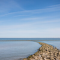 Buy canvas prints of Honeycomb sea defence at New Brighton by Jason Wells