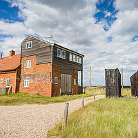 Buy canvas prints of Cottage and fishing hut at Walberswick by Jason Wells
