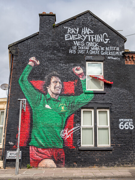 Ray Clemence mural Picture Board by Jason Wells
