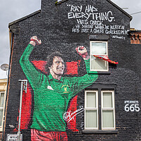 Buy canvas prints of Ray Clemence mural by Jason Wells