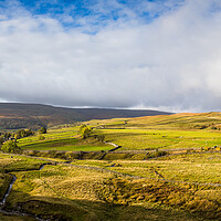 Buy canvas prints of Wharfedale Valley panorama by Jason Wells