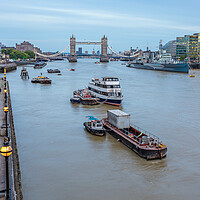 Buy canvas prints of Evening on the River Thames by Jason Wells
