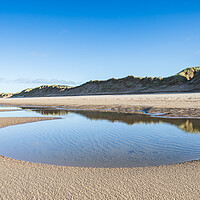Buy canvas prints of Tidal pools on Formby beach by Jason Wells