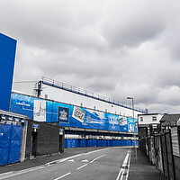 Buy canvas prints of Bullens Road stand at Everton FC by Jason Wells