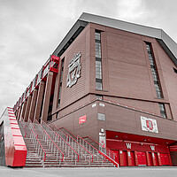 Buy canvas prints of Liverpool FC main stand by Jason Wells