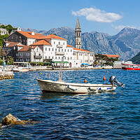 Buy canvas prints of Perast in the Bay of Kotor by Jason Wells